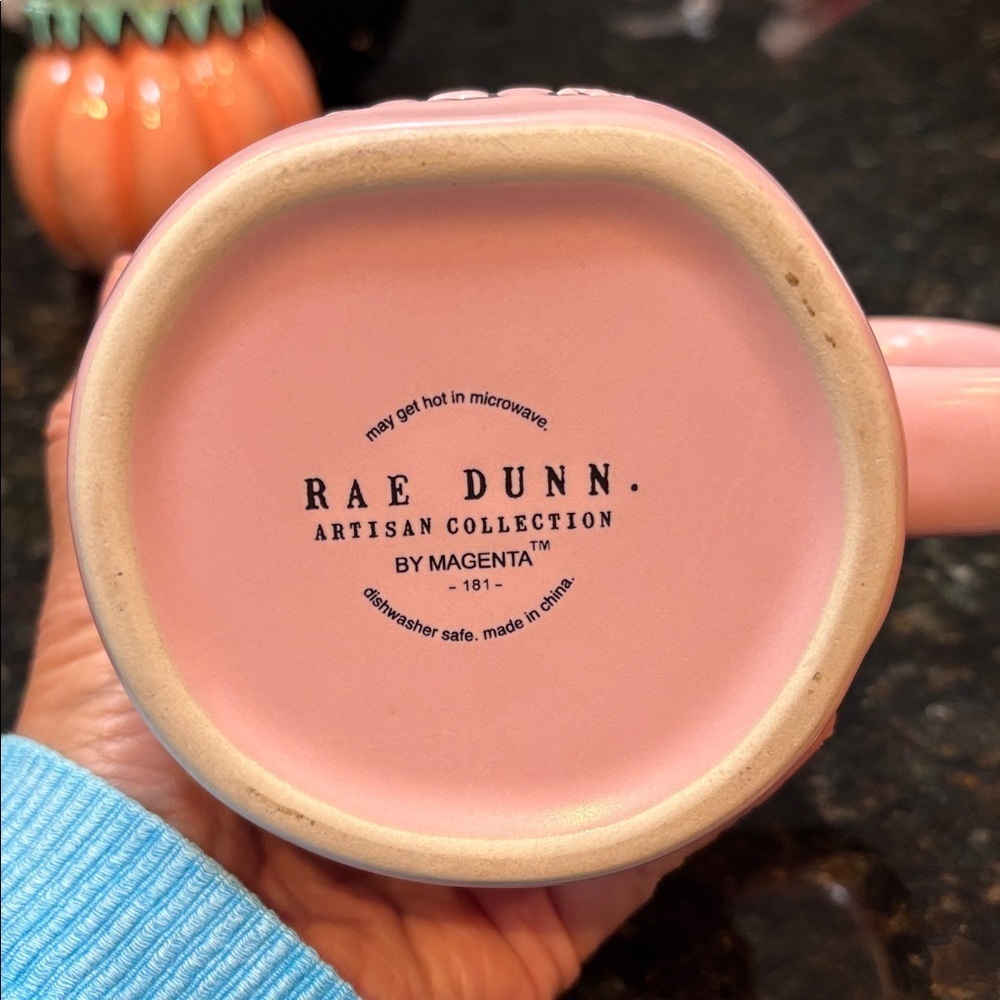 Rae Dunn Here For The Boos 👻 Pink Halloween Mug - Picture 7 of 7
